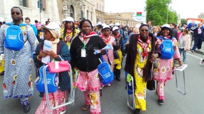 les pèlerins venus du Burkina Faso